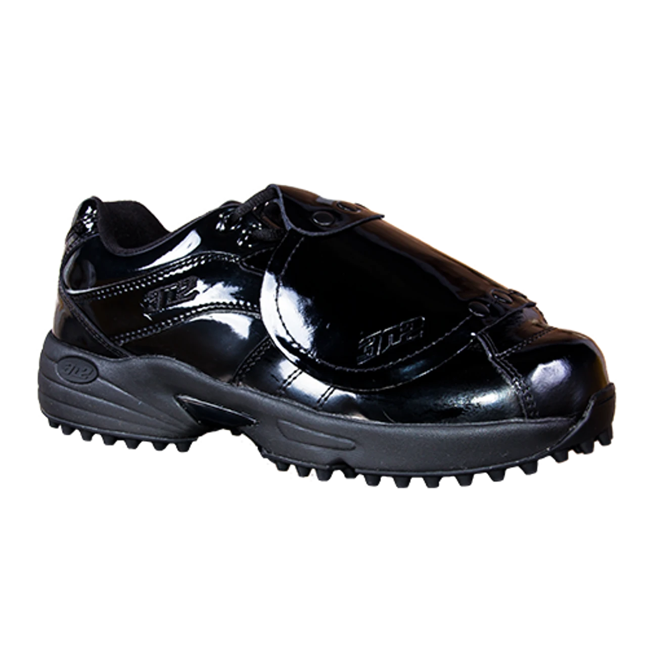 3N2 Reaction Pro-Plate Low Cut Patent Leather Umpire Shoe 3 3N2 Reaction Pro-Plate Low Cut Patent Leather Umpire Shoe