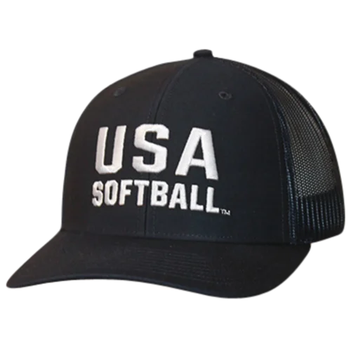 USA Softball Mesh Adjustable 8-Stitch Summer Cap