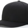 Richardson Black Fitted Promesh 8-stitch Long Base Umpire Cap -Power Fit Wear Shop 455B 81530.1709920401