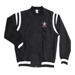 Alabama AHSAA Black Referee Pregame Jacket With White Trim