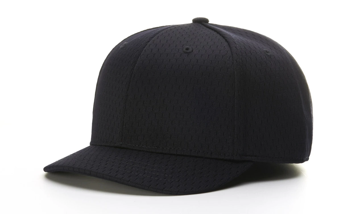 Richardson Black Fitted Promesh 4-stitch Umpire Plate Cap 3 Richardson Black Fitted Promesh 4-stitch Umpire Plate Cap