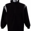 Smitty Black Open Bottom Pullover Black/White Trim -Power Fit Wear Shop BBS322BK 65121.1676574819