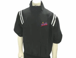 Virginia VHSL Black Half Sleeve Umpire Pullover With Black/White Trim
