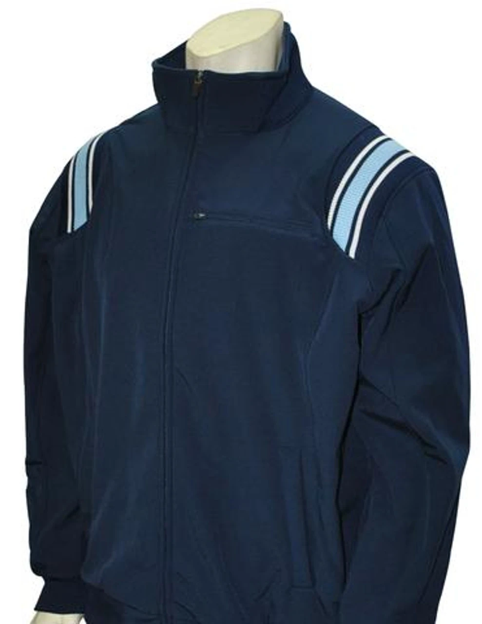 Smitty Navy Thermal Base Umpire Jacket With Powder And White Trim 3 Smitty Navy Thermal Base Umpire Jacket With Powder And White Trim