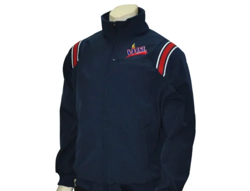 Virginia VHSL Navy Thermal Umpire Jacket With Red And White Trim