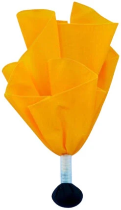 Premium Long Toss Black Ball Referee Penalty Flag
