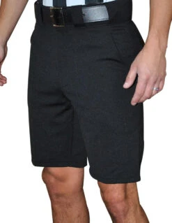 Smitty Officials Apparel Premium Knit Black Referee Shorts
