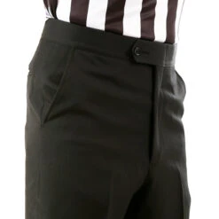 Smitty Officials Apparel 4-way Stretch Flat Front Side Seam Slash Pocket Referee Pants