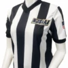 New Jersey NJSIAA IAABO Body Flex® Women's 2 1/4" Stripe Basketball Referee Shirt
