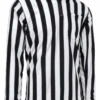 Cliff Keen 1" Stripes Polyester Long Sleeve Football Referee Shirt