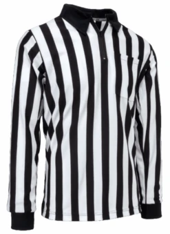 Cliff Keen 1" Stripes Polyester Long Sleeve Football Referee Shirt