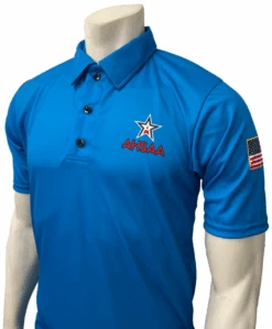 Alabama AHSAA Men's Bright Blue Track Officials Shirt