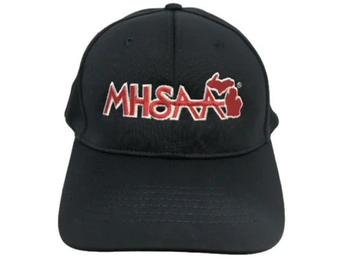 Michigan MHSAA Navy Pulse Performance 6-stitch Combo Umpire Cap