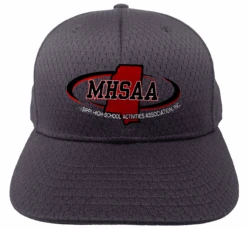 Mississippi MHSAA Navy Promesh System5 4-stitch Umpire Plate Cap