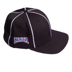 NAIA Black Flex Fit Football Referee Cap