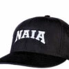 NAIA Black Fitted 8-stitch Baseball Umpire Cap 1 NAIA Black Fitted 8-stitch Baseball Umpire Cap -Power Fit Wear Shop NAIA K02L 43960.1709997285