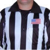NAIA 2" Stripe Long Sleeve Football Referee Shirt W/Position Placket Position "B" -Power Fit Wear Shop NAIA N47 47576.1751751747