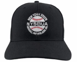 New York State Baseball Umpires Association Black Baseball Umpire Cap