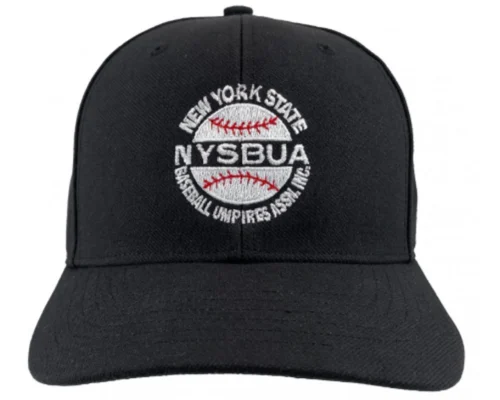 New York State Baseball Umpires Association Black Baseball Umpire Cap