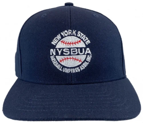 New York State Baseball Umpires Association Navy Baseball Umpire Cap