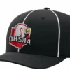 Ohio OHSAA Black Ignite Laser Performance Flex-fit Football Referee Cap -Power Fit Wear Shop Ohio Football 00043.1749152264