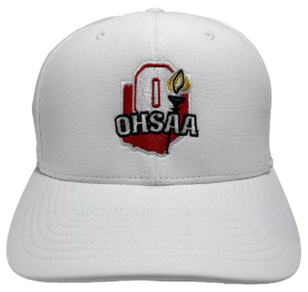Ohio OHSAA White Ignite Laser Performance Flex-fit Football Referee Cap 3 Ohio OHSAA White Ignite Laser Performance Flex-fit Football Referee Cap