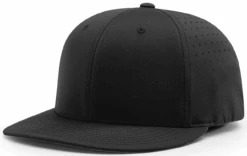 Richardson PTS30 Performance Black 8-stitch Cap XSM-SM