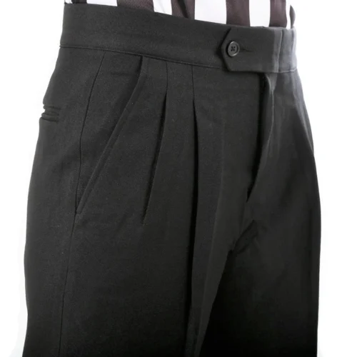 Smitty Pleated Side Seam Slash Pocket Referee Pants