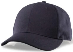 Richardson Black Flex-fit Wool 6-stitch Combo Umpire Cap