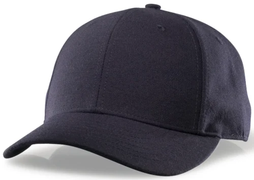 Richardson Black Flex-fit Wool 6-stitch Combo Umpire Cap