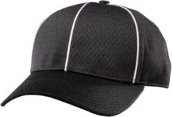 Richardson Black Fitted Pro Mesh Football Referee Cap