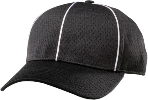 Richardson Black Fitted Pro Mesh Football Referee Cap