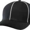 Richardson Pulse Performance Black Flex Fit Football Referee Cap -Power Fit Wear Shop Richardson Wool FB Cap 81517.1709893507