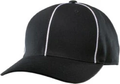 Richardson Pulse Performance Black Flex Fit Football Referee Cap