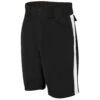 Smitty Officials Apparel Premium Black Referee Shorts With White Stripe -Power Fit Wear Shop S180 79911.1623282095
