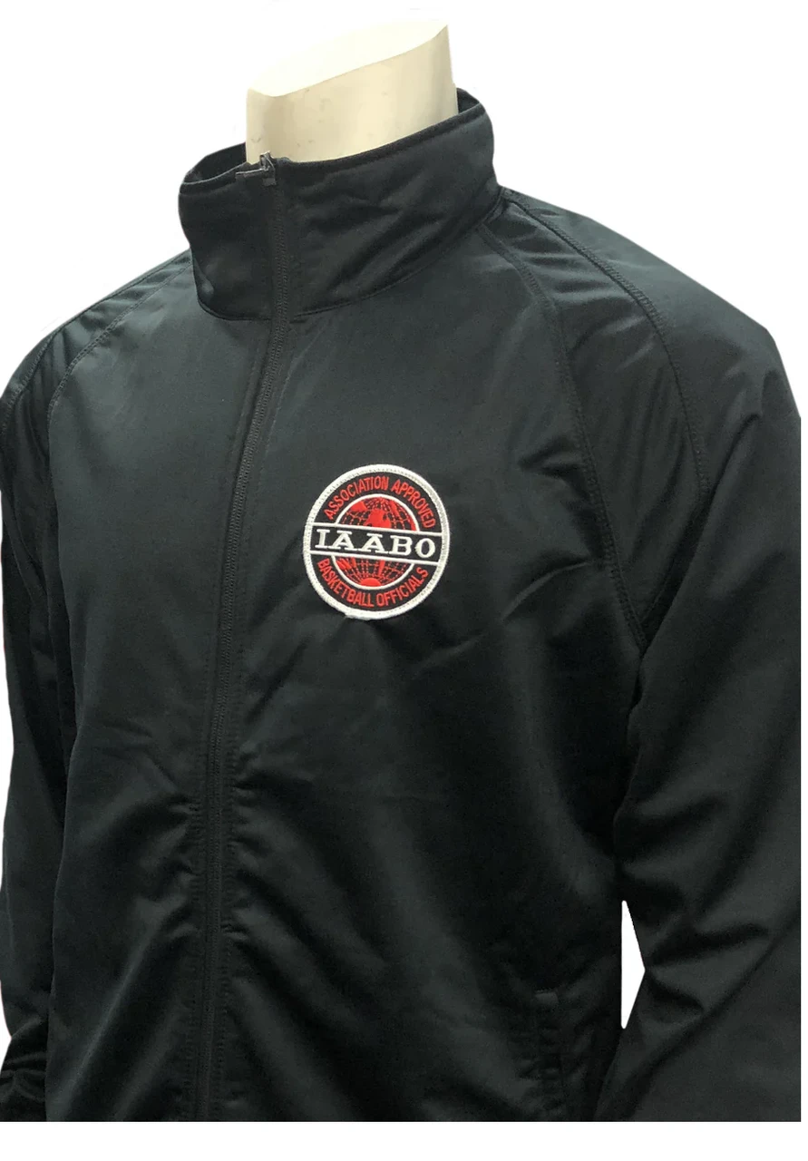 IAABO Black Referee Pregame Jacket With Cadet Collar 3 IAABO Black Referee Pregame Jacket With Cadet Collar