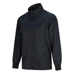 Smitty Black Referee Pregame Jacket With Cadet Collar