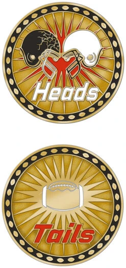 Football Flipping Coin