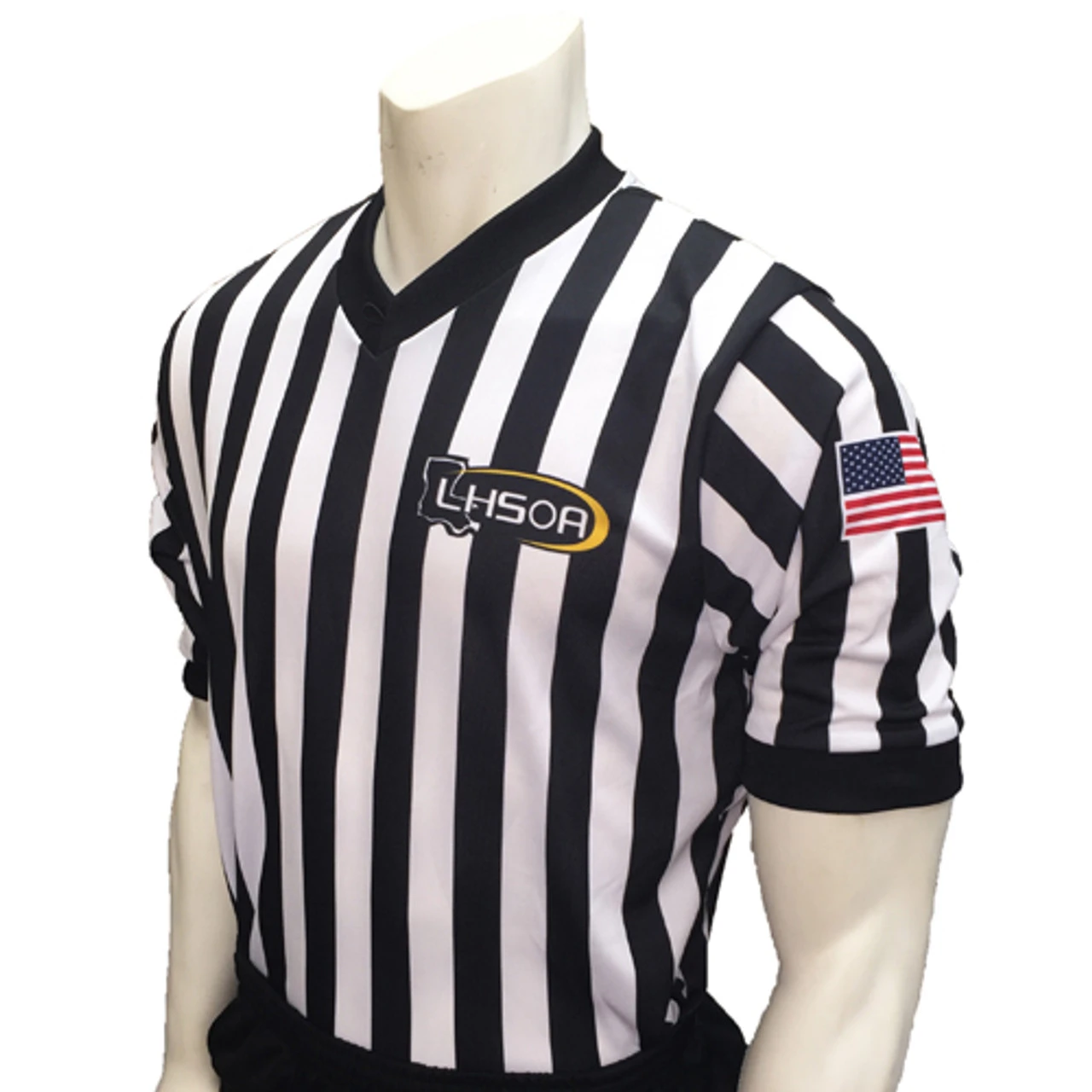 Louisiana LHSOA Dye Sublimated Men's Basketball Referee Shirt 3 Louisiana LHSOA Dye Sublimated Men's Basketball Referee Shirt
