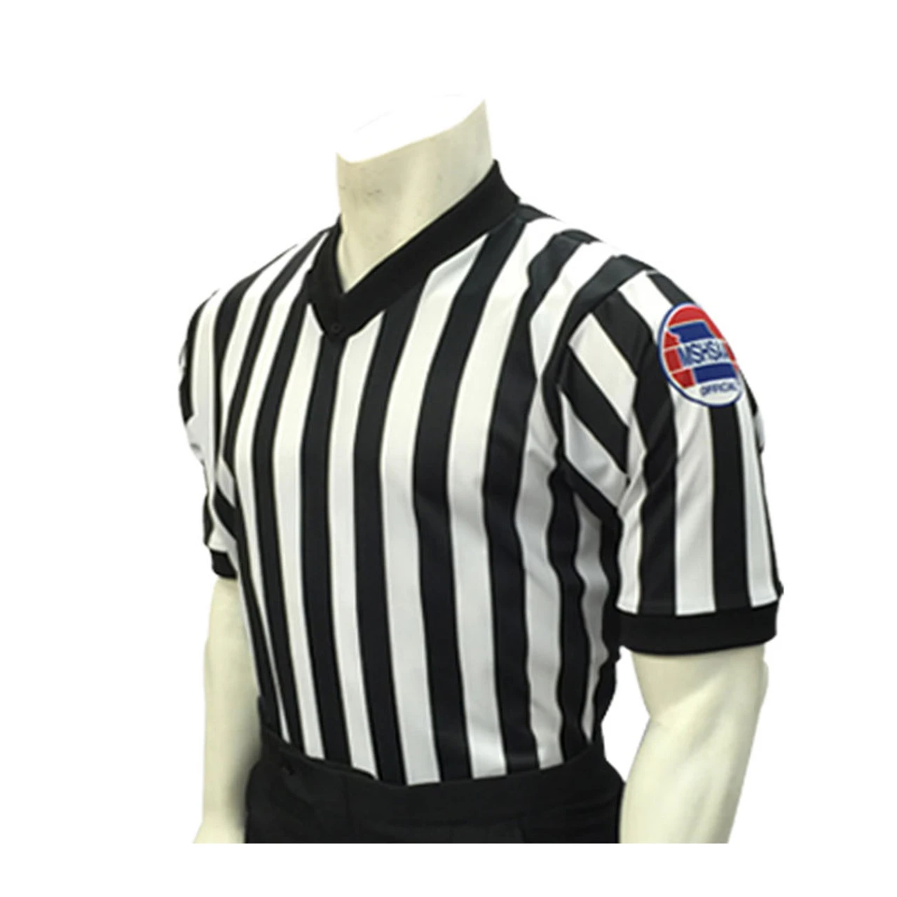 Missouri MSHSAA Men's Side Panel Basketball Referee Shirt 3 Missouri MSHSAA Men's Side Panel Basketball Referee Shirt