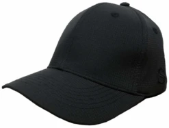 Smitty Black Performance Mesh 4-stitch Flex-Fit Umpire Plate Cap