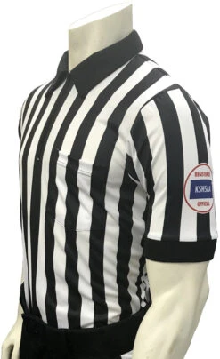 Kansas KSHSAA Short Sleeve 1" Dye Sublimated Football Referee Shirt
