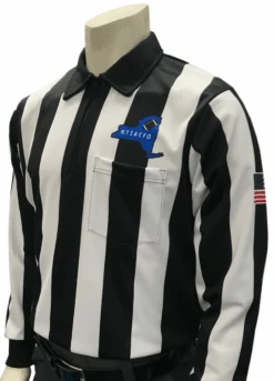 New York NYSACFO 2 1/4" Stripe Long Sleeve Football Referee Shirt