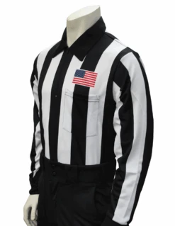 Cliff Keen 2" Long Sleeve Football Referee Shirt
