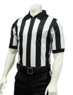 Smitty 2" Stripe Short Sleeve Football Referee Shirt Extra Tall