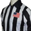 Smitty Official's Apparel Body Flex® 2" Stripe Short Sleeve Football Referee Shirt Chest Flag -Power Fit Wear Shop USA117 43209.1587385124