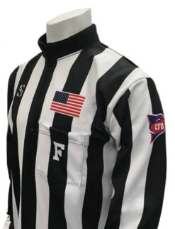 NCAA CFO® 2" Stripe Rainy Weather Long Sleeve Football Referee Shirt