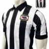 Nebraska NHSOA 2 1/4" Stripe Body Flex® Short Sleeve Football Referee Shirt Extra Tall 2 Nebraska NHSOA 2 1/4" Stripe Body Flex® Short Sleeve Football Referee Shirt Extra Tall -Power Fit Wear Shop USA137NE NHS 65417.1750420171