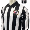 Nebraska NHSOA Dye Sublimated 2 1/4" Stripe Long Sleeve Football Referee Shirt -Power Fit Wear Shop USA138NE NHS 63422.1722097978
