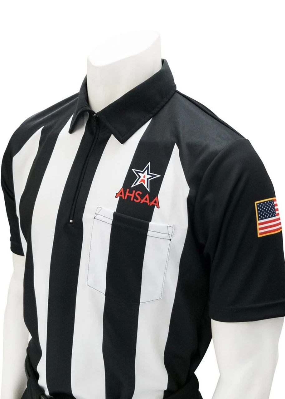 Alabama AHSAA Short Sleeve Body Flex® Football Referee Shirt 3 Alabama AHSAA Short Sleeve Body Flex® Football Referee Shirt